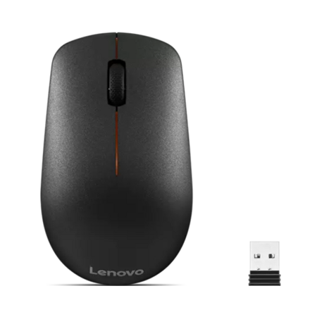 Lenovo 400 1200 DPI Wireless Mouse w/ Nano Receiver (Black)