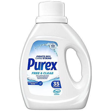 40oz. Purex Liquid Laundry Detergent (various scents) $2 or Less + Free Pickup Only on $10+ Order