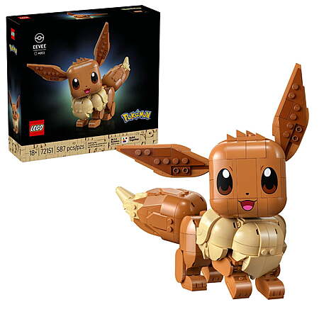 Select Sam's Club Locations: 587-Pc LEGO Pokémon Eevee #0133 Figure Building Set $29 or Less + Free Pickup