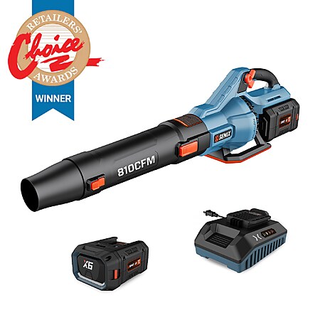 Senix 60W 170 MPH Handheld Leaf Blower Kit w/ 4Ah Battery/Charger $99 + Free S&H