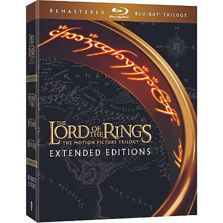 The Lord of the Rings Motion Picture Trilogy: Extended Editions (Blu-ray) $32 + Free S&H