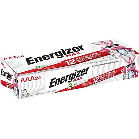 New Woot! Customers Only: 24-Pk Energizer Max AAA Alkaline Batteries $5 + Free S&H w/ Amazon Prime