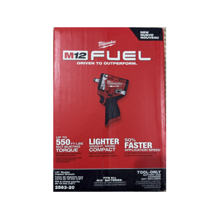 Milwaukee M12 Fuel 12V Brushless Cordless 1/2" Stubby Impact Wrench (Tool Only) $148.50 + Free S&H w/ Amazon Prime