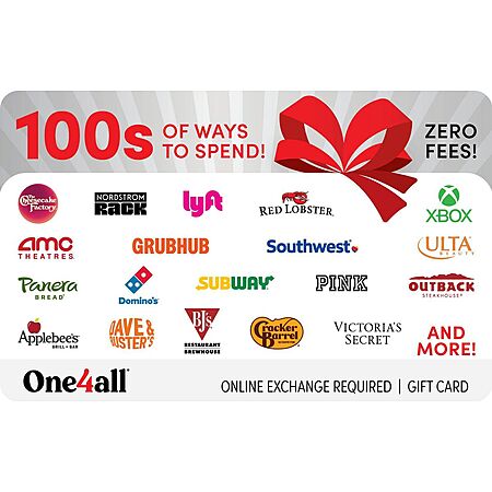 $100 One4All Swap eGift Card (various merchants) + $10 Target eGift Promo Card $100