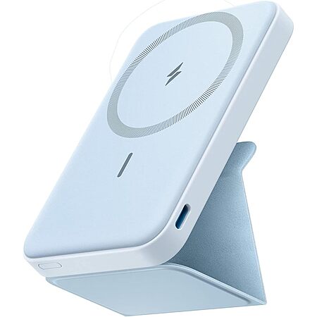 Anker 622 Portable 5,000mAh MagSafe Foldable Power Bank w/ Stand & Side USB-C $26