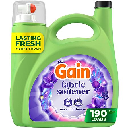 140z. Gain Liquid Laundry Fabric Softener (Moonlight Breeze Scent) 4 for $32.15 w/ S&S + Free S&H