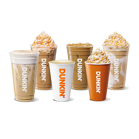 Dunkin' Donuts Offer: Medium Signature Pumpkin Spice Latte or Iced Latte Drink Free w/ Any Purchase (Valid 2-6PM on 9/8 Only)