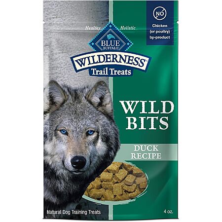 Select Amazon Accts: 4oz. Blue Buffalo Wilderness Wild Dog Treats (Duck/Chicken) $3 w/ S&S
