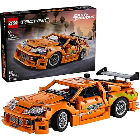 810-Pc LEGO Technic Fast and Furious Toyota Supra MK4 Building Kit $36 + Free S&H