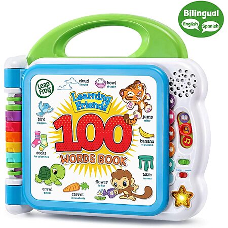 LeapFrog Learning Friends Electronic Learning Toy Book (100 Word or Animal Book)