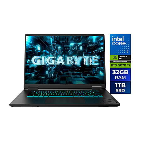 Gigabyte A16 Pro Gaming Laptop: Intel 7 240H, 16" QHD+ 165Hz IPS, RTX 5070 Ti $1449 + Free S&H