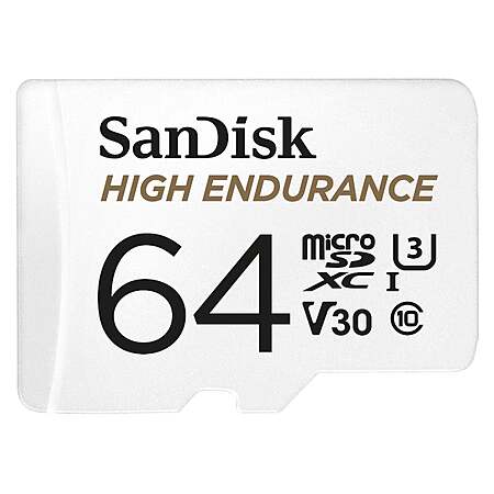 64GB Sandisk High Endurance Ring Edge MicroSDXC Card $15 + Free S&H