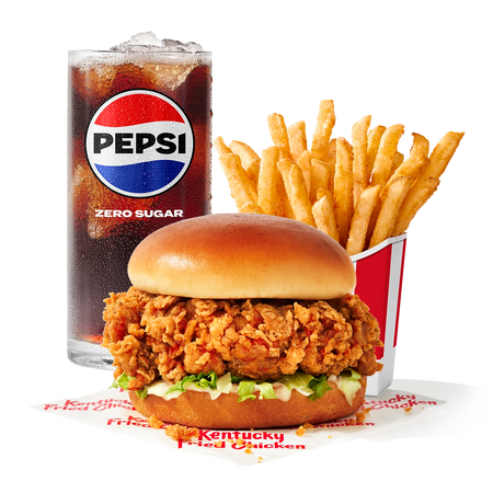 Buy One KFC Spicy Chicken Sandwich Combo, Get One Free B1G1 Free (Order Online or via App)