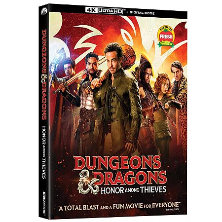 Dungeons & Dragons Honor Among Thieves (2023) (4K Ultra HD + Digital Code)