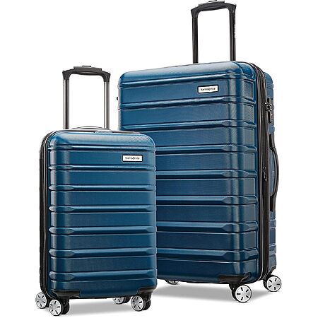 2-Pc 24" + 20" Samsonite Omni 2 Hardside Luggage w/ Spinner Wheels (Lagoon Blue) $126.45 + Free S&H