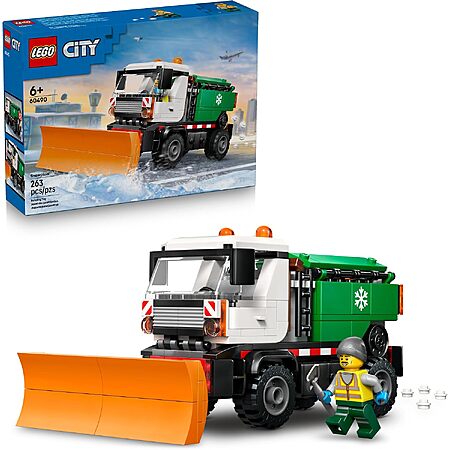 263-Pc LEGO City Snowplow Truck Building Set $19.60