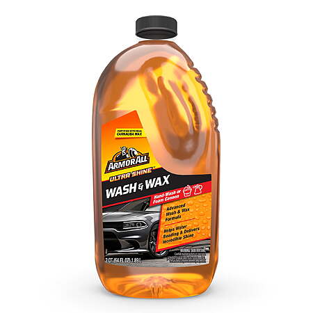 64oz. Armor All Ultra Shine Car Wash and Wax Bottle $5 + Free Pickup