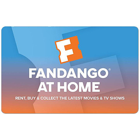 $25 Fandango at Home eGift Card (Email Delivery) $19.50