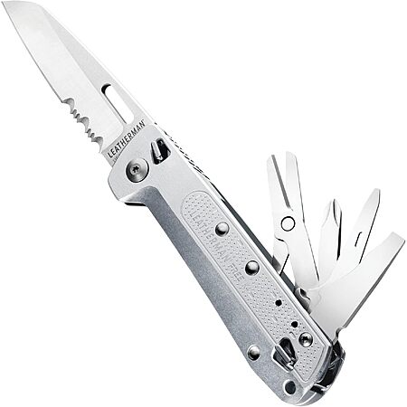 Prime Members: Leatherman Free K4X EDC Multi-Hand Tool (Silver) $50 + Free S&H