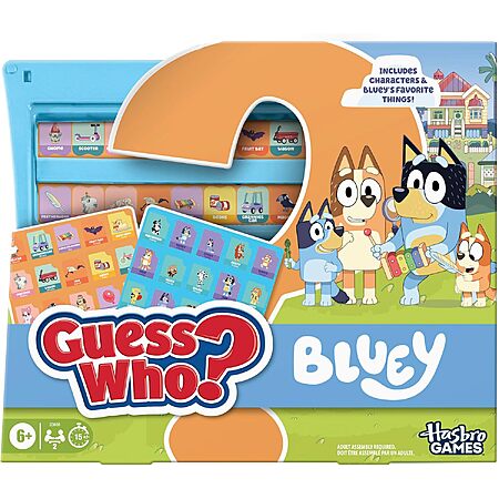 Hasbro Gaming Guess Who? Bluey Edition Board Game