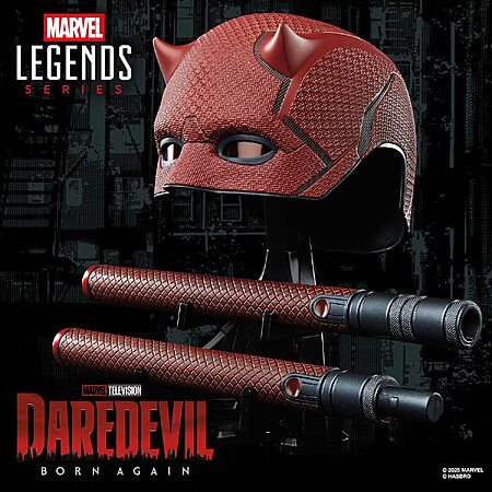 Prime Members: Marvel Legends: Daredevil: Born Again Premium Mask and Billy Club $98 + Free S&H