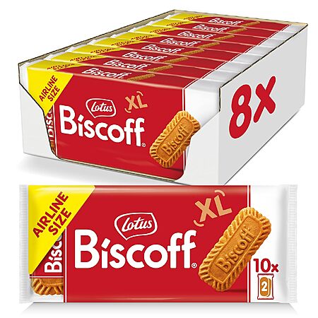 8-Pk 10-Ct Lotus Biscoff Caramelized Biscuit Airplane Cookies $14.25 w/ S&S
