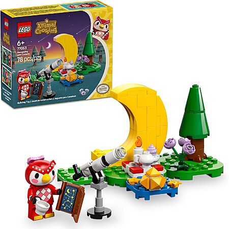 78-Pc LEGO Animal Crossing Stargazing w/ Celeste Building Set
