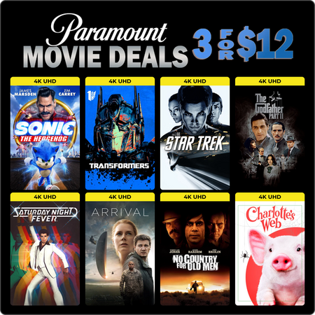 Select Paramount digital movies