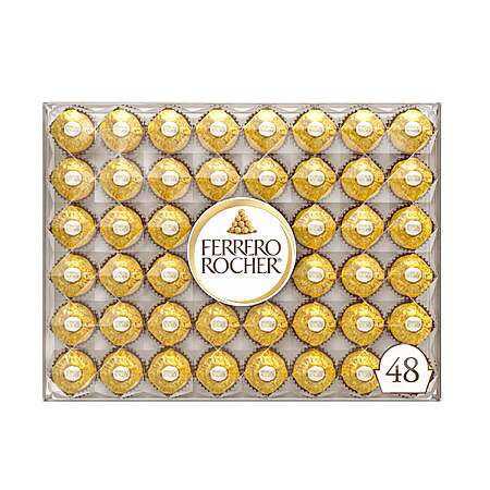 Costco In-Warehouse Offer: 48-Ct Ferrero Rocher Milk Chocolate Hazelnut Candy $13.50 (Pricing/Availability Will Vary)