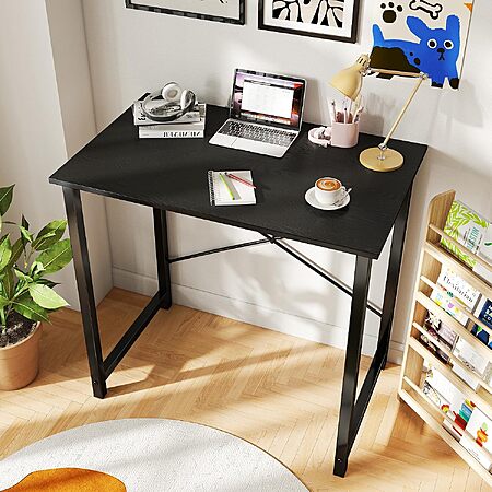 32" DUMOS Computer Desk (Black) $20 + Free Shipping w/ Prime or on orders over $35