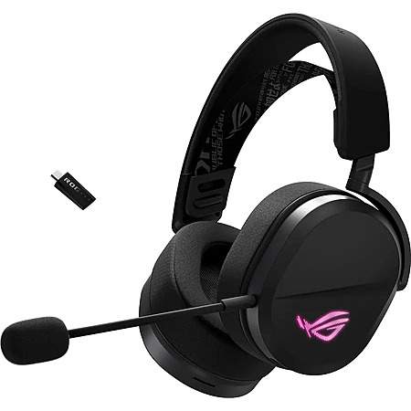 ASUS A501 ROG Pelta Wireless RGB Over-Ear Gaming Headset (Black) $79 + Free S&H