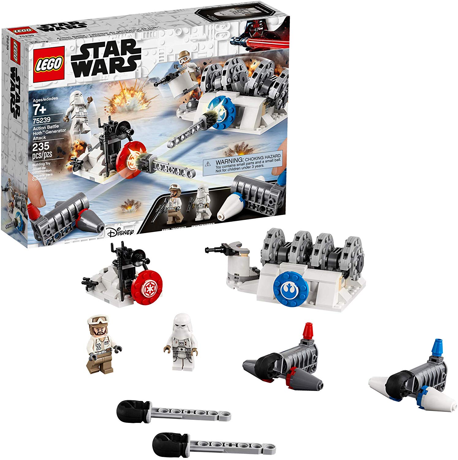 235-Piece LEGO Star Wars: The Empire Strikes Back Action Battle Hoth Generator Attack Building Set $17.99 via Walmart/Amazon