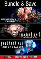 Resident Evil: The Animated Triple-Feature Collection (Digital HDX Films) $9.99 via VUDU
