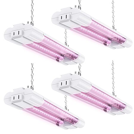 [AC] $16.49: Sunco 1ft Grow Light LED, 10W, Full Spectrum, for Seed Starting, Seedling, Indoor Plants, Plug in Suspended Fixture, Link Up to 16 4 Pack.