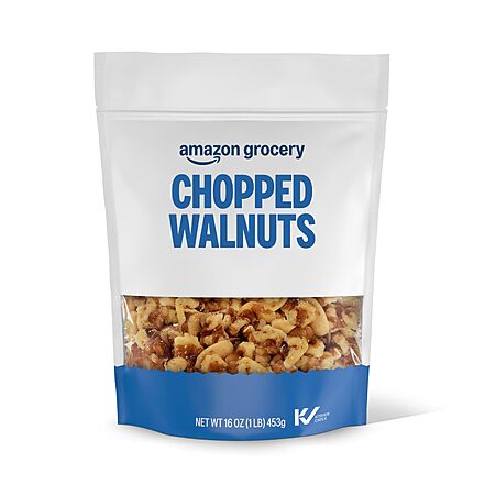 [S&S] $6.01: Amazon Grocery Chopped Walnuts, 16 Oz