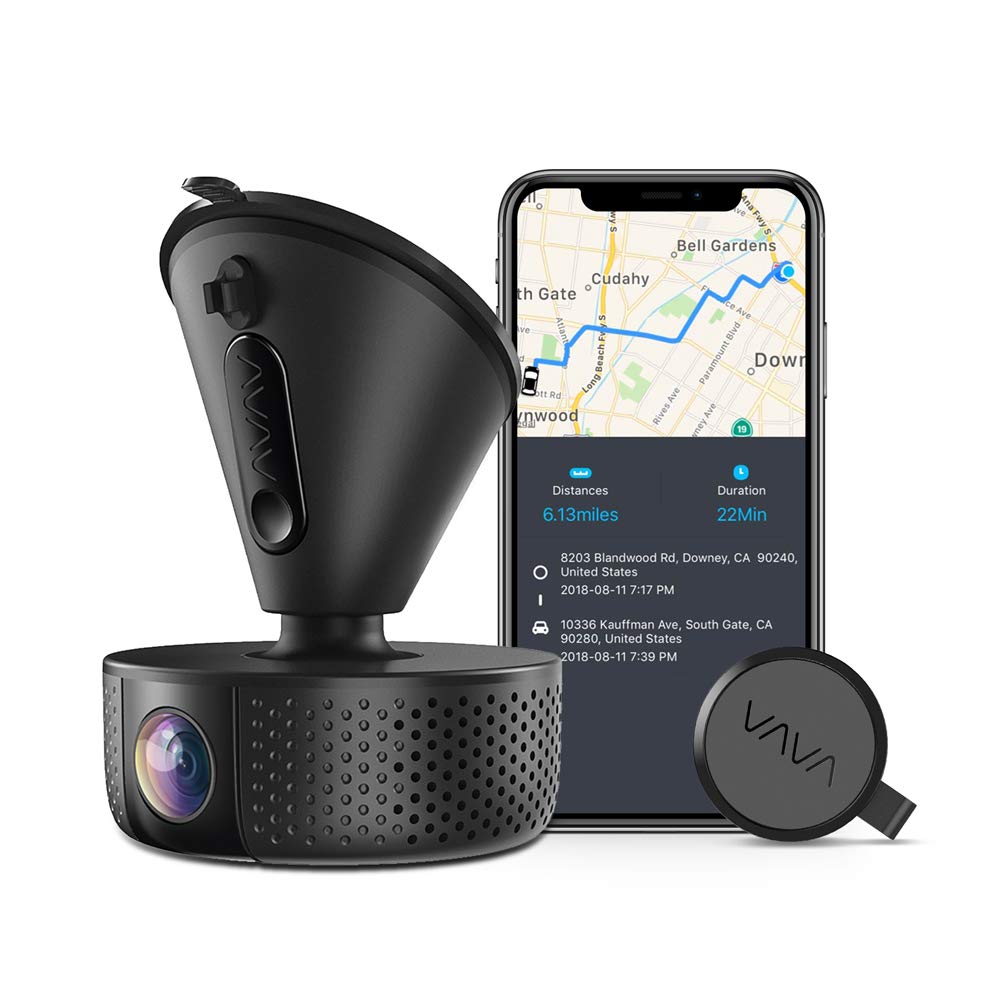 Dash Cam, VAVA 1920x1080P@60fps Wi-Fi Car Dash Camera with Sony Night Vision Sensor, Dashboard Camera Recorder with GPS, Parking Mode, G-Sensor, Support 128GB max $72.81