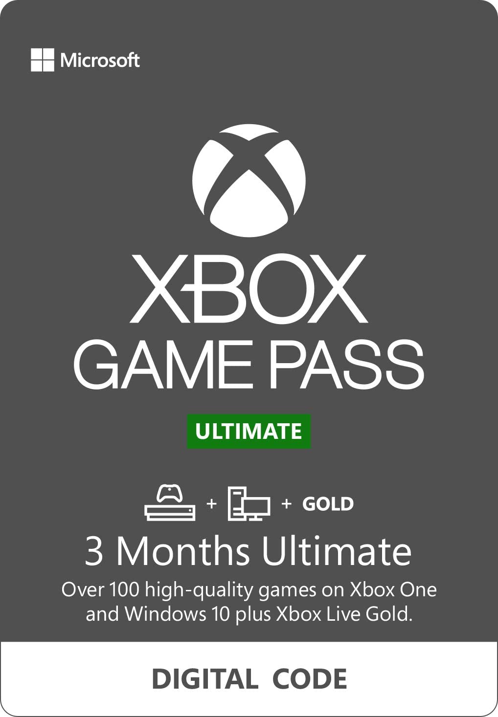Xbox Game Pass Ultimate: 3 Month Membership [Digital Code] - $24.99 at Amazon