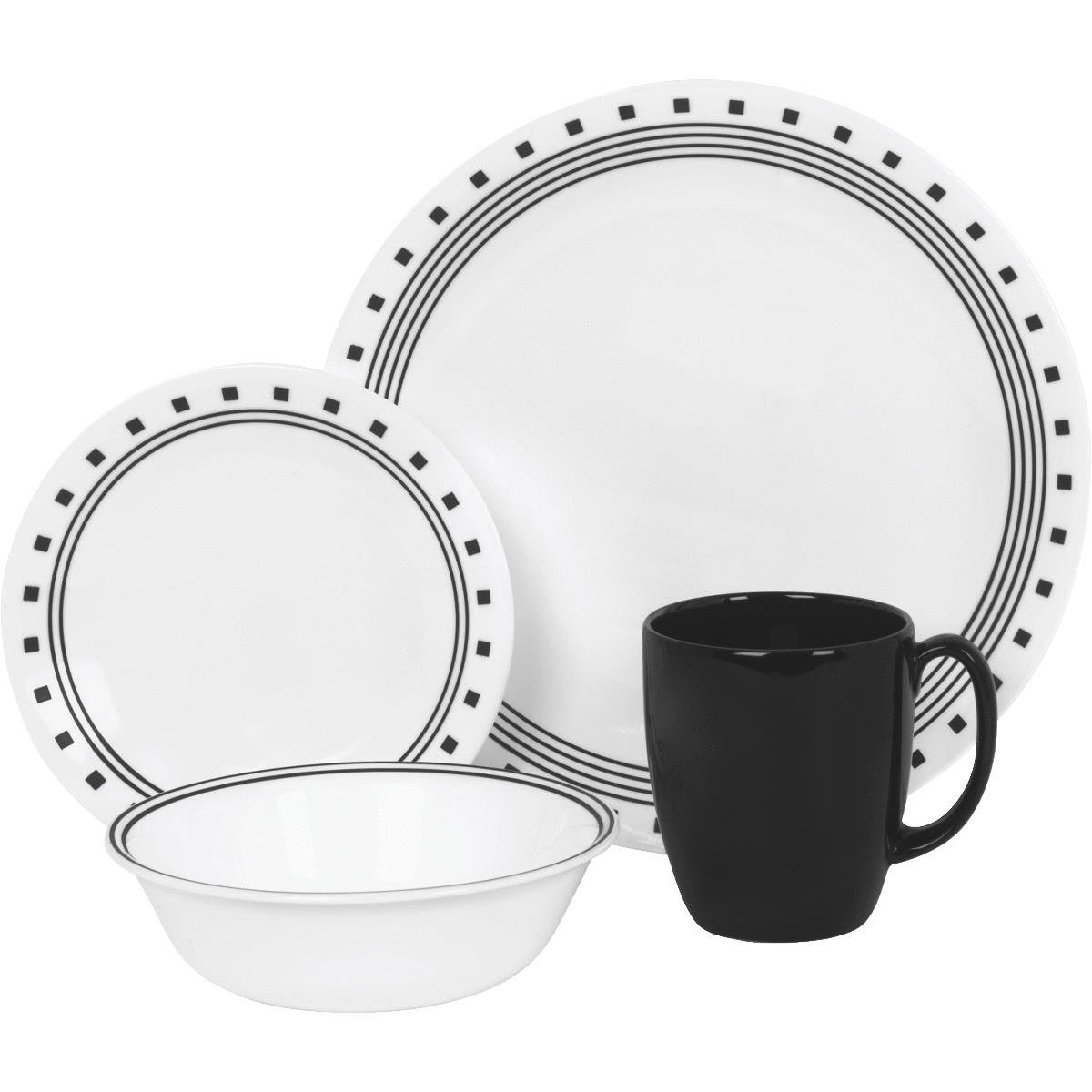 Corelle 16-Piece City Block Dinnerware Set - 1074208 $23.24