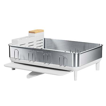 Costco Clearance: Simplehuman Steel Frame Dish Rack with Knife Block ...