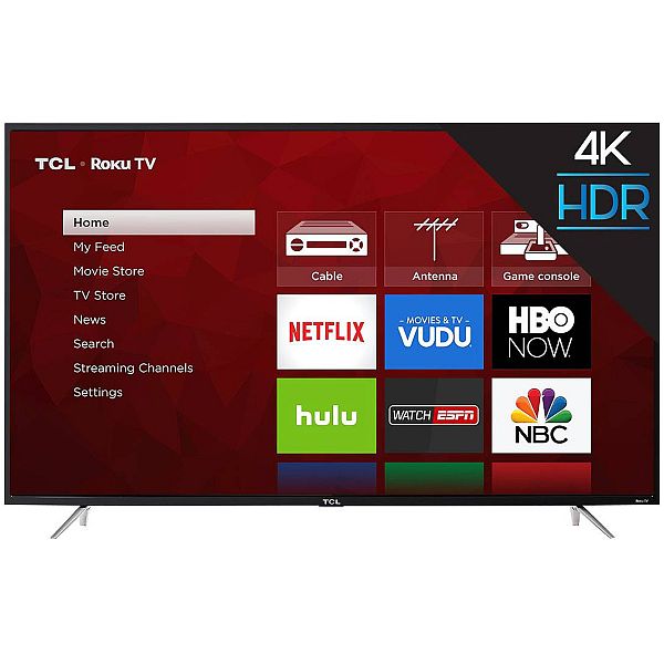 TCL 65" 4K HDR 120Hz CMI Roku Smart LED TV - Black (65S405) - Target $604 with 15% Today and 5% Red Card