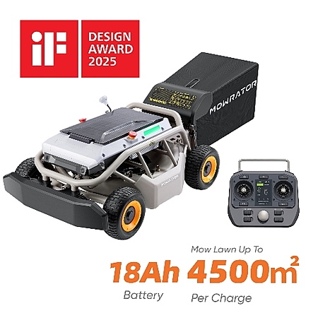Save $900 on Mowrator RC Lawn Mower!