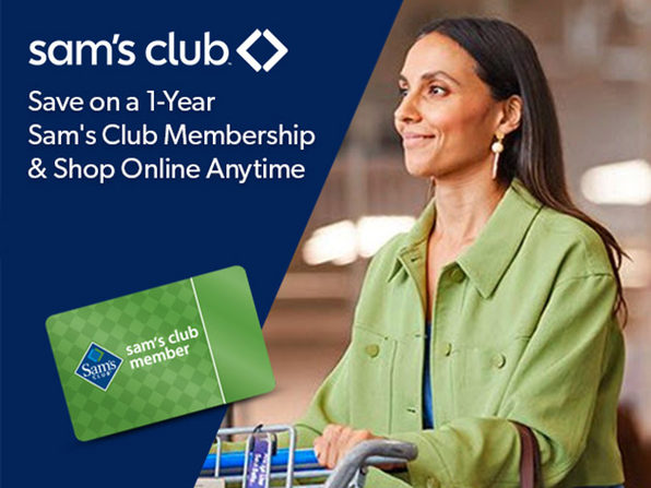 1-Year Sam's Club Membership + $45 eGiftcards for $40 (Valid for New Sam's Club Members Only)