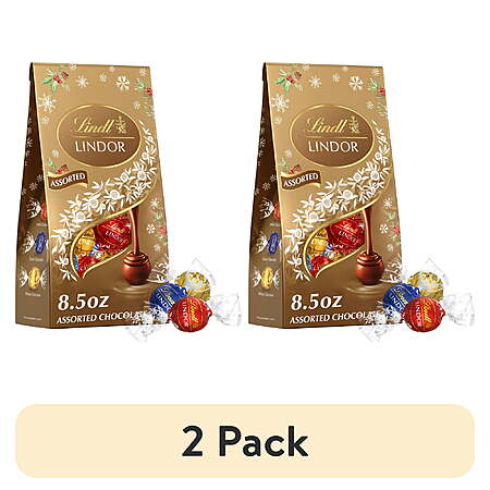 2-Pack 8.5-Oz Lindt LINDOR Chocolate Truffles (Assorted) $9.95 