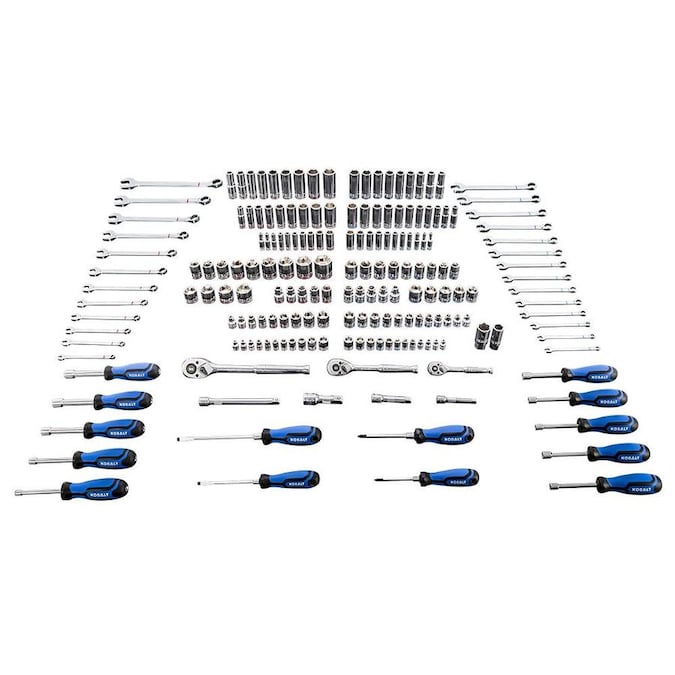 $62.25 Lowes YMMV Kobalt 189-Piece Standard (SAE) and Metric Polished Chrome Mechanics Tool Set