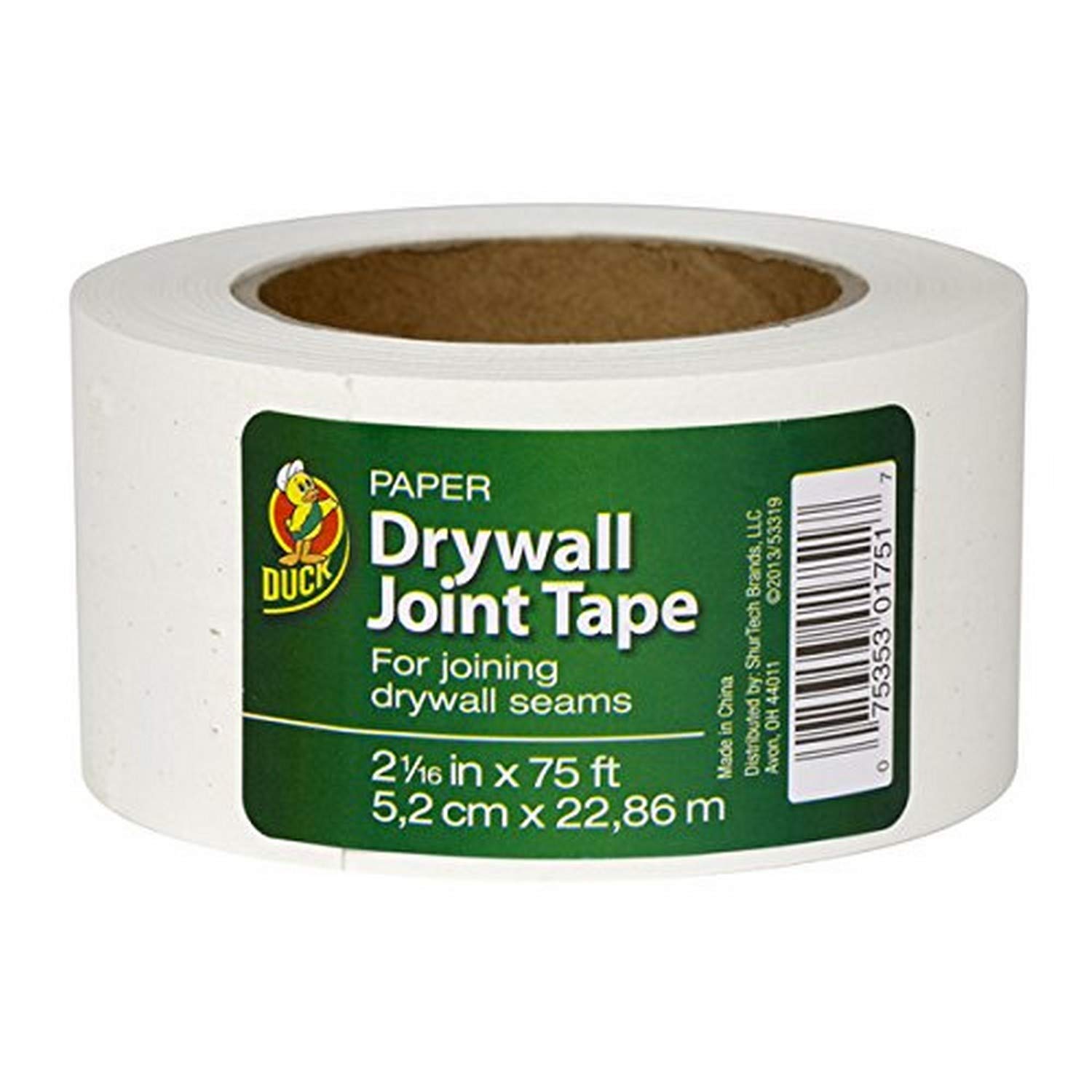 Duck Brand Paper Drywall Joint Tape, 2.06 Inches x 75 Feet, 1 Roll $1.77 @ Amazon
