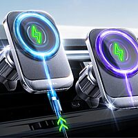 15W Magnetic/MagSafe Wireless Universal Vent Charger and holder for iPhone 15 and 16 Pro Max $11.89 after 30% off code