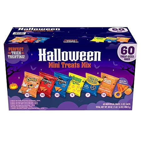 FRITO LAY HALLOWEEN MINI treats mix (mini chips) 60 qty - $11.49 @ Costco B&M