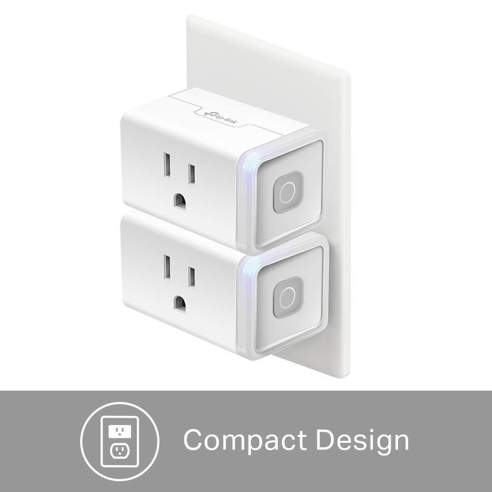 TP-Link HS103 Kasa 12 Amp Mini Smart Plug 2-Pack, White $17.99