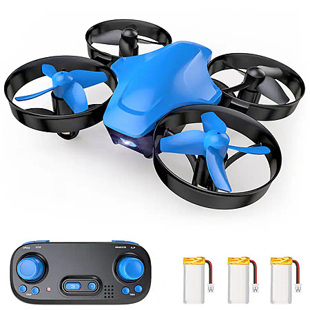 Snaptain SP350 Mini Drone for kids and Beginners with Remote Controller Blue $9.99 at Best Buy