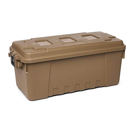 Plano 17 gal. / 68 QT Storage Box Tote Sportsman's Trunks in Desert Tan $17 FS @homedepot